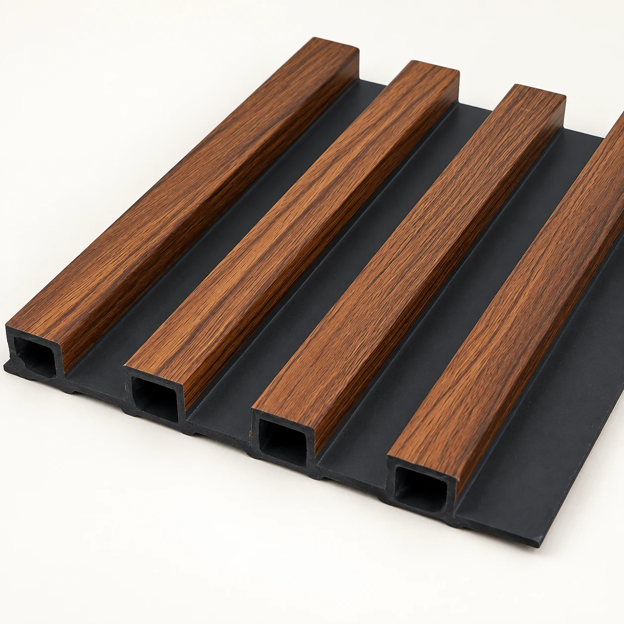 Woodgrain fluted panel